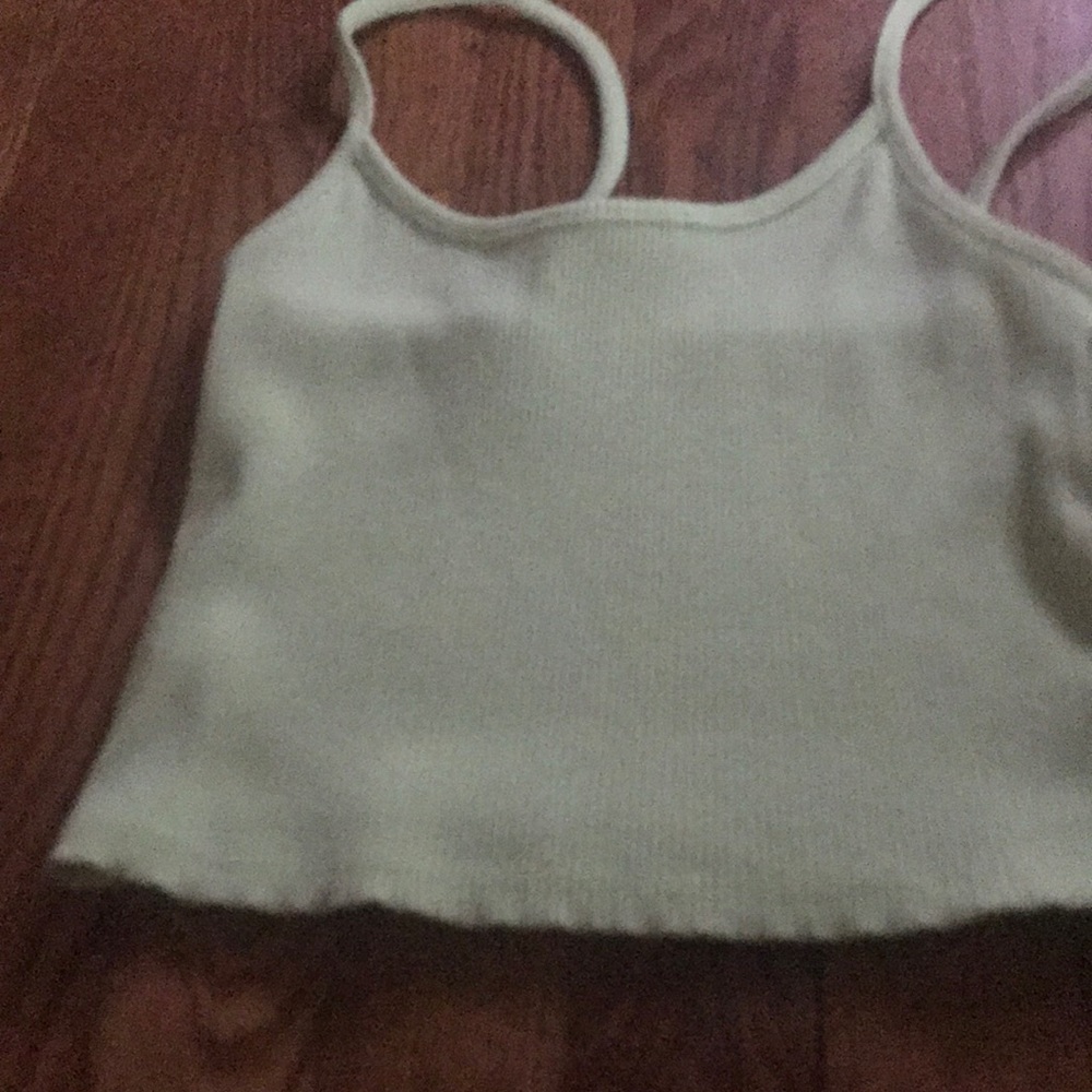 Bright green tank